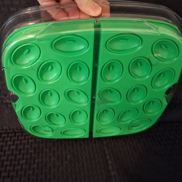 Pampered Chef Large Square Cool&Serve Tray Fruit/Veggie/Chips Dip Deviled Eggs - Picture 6 of 13